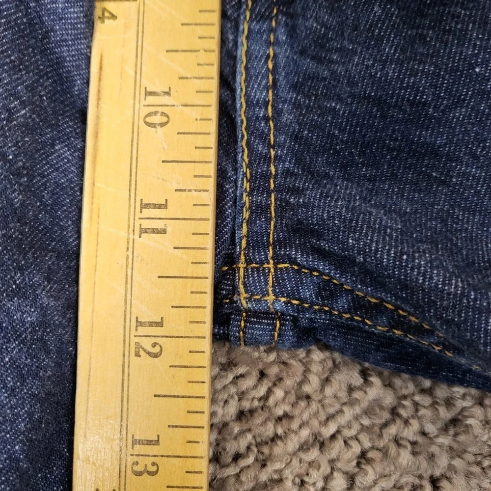 Levi's 505 Regular Fit Jeans Mens 34x30 Dark Blue Excellent Straight Leg Denim